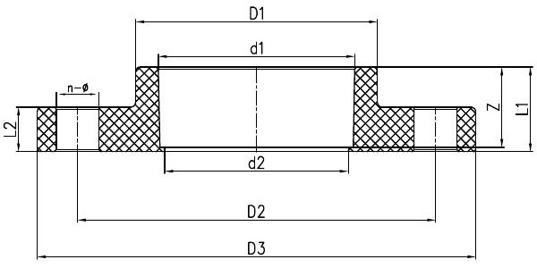 PVDF 热熔承插法兰 DN15-600-恒行3