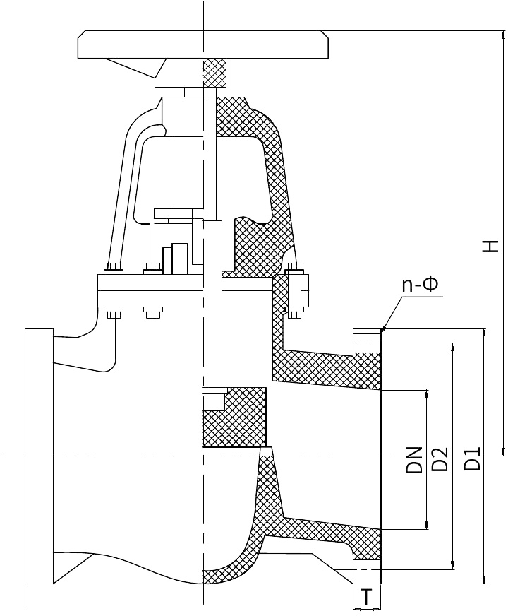 UPVC J41F-10U 法兰式阻止阀 DN15-150-恒行3